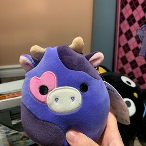 Purple Cow Plush Toy squishmallow ingred the cow